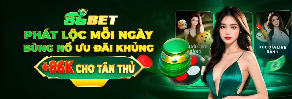 86et tặng thành viên mới 86k